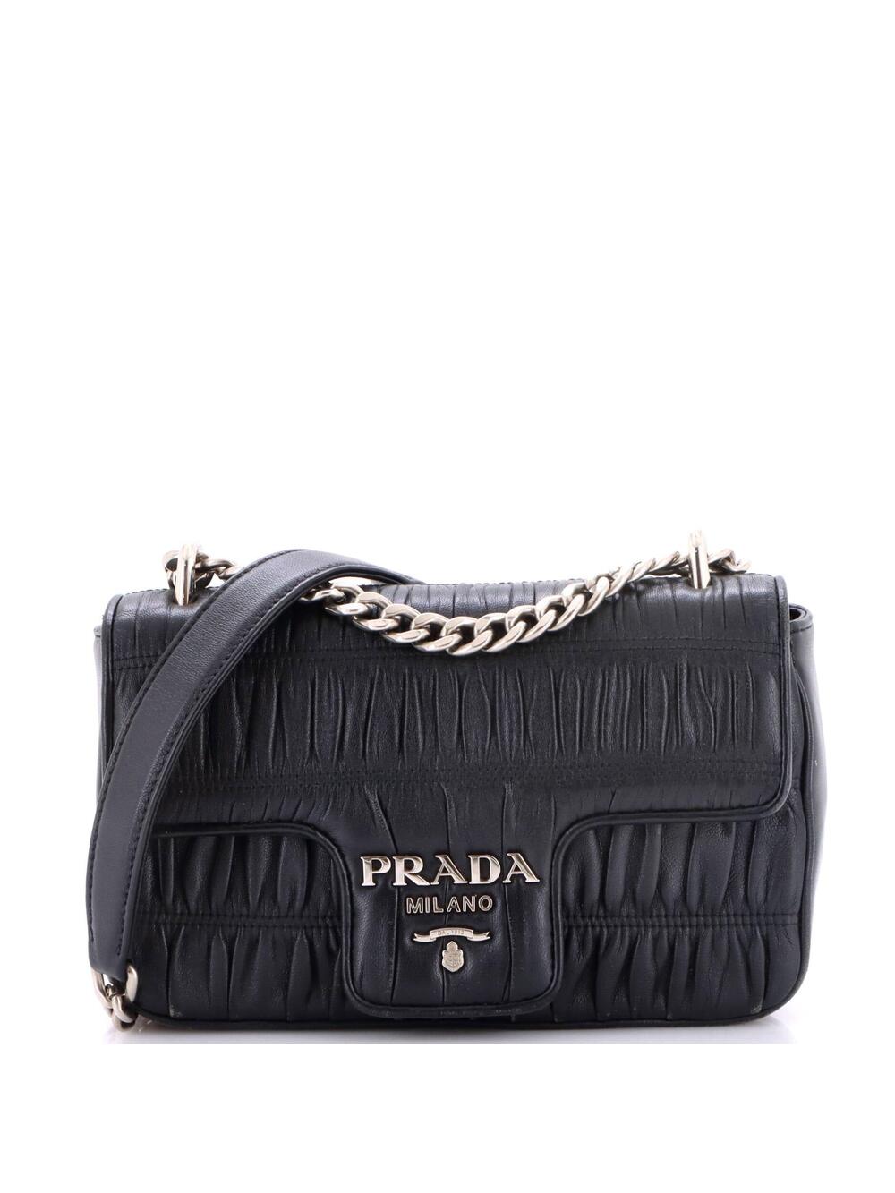 Prada Chain Flap Shoulder Bag Nappa #324832P12B